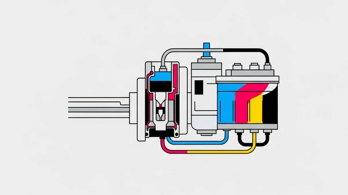 Lọ mực in không chính hãng, kém chất lượng, có thể gây tắc đầu phun