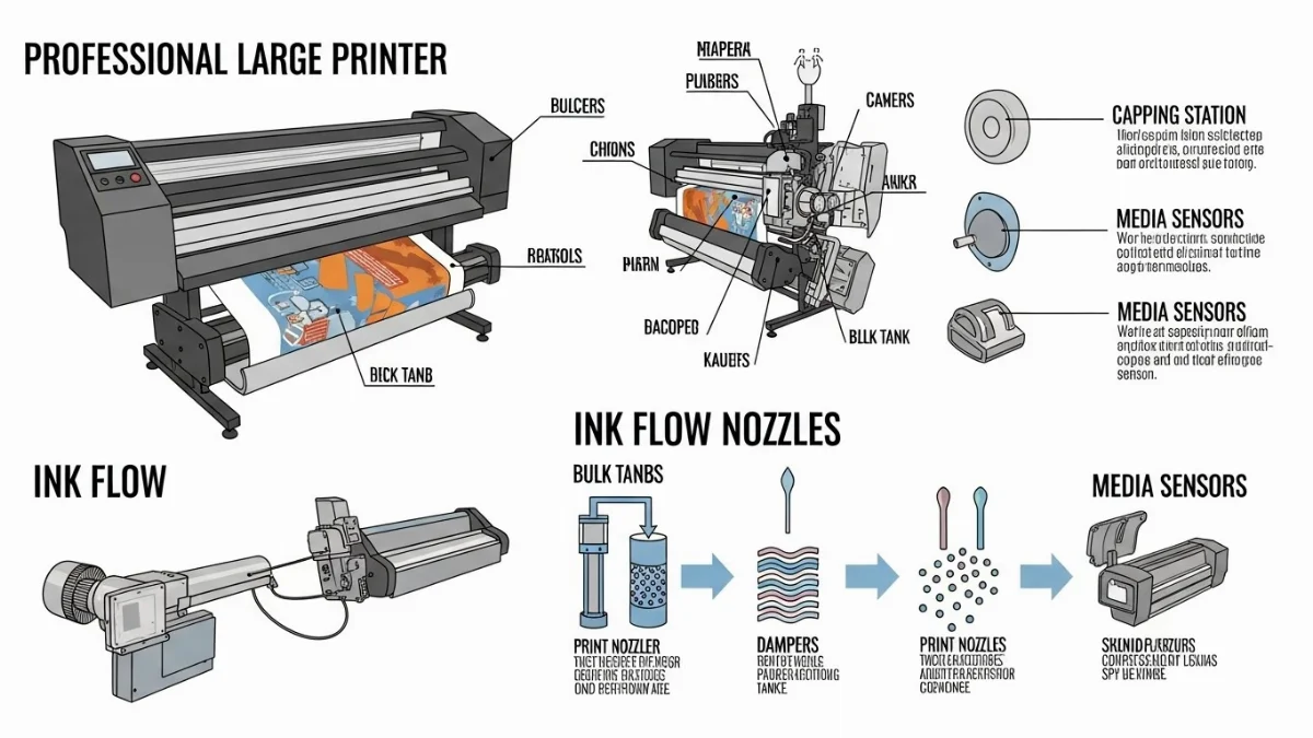 Hệ thống sấy khô mực đảm bảo chất lượng và tốc độ in