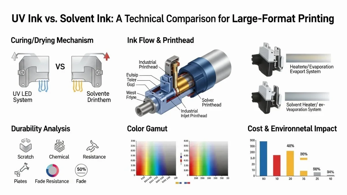 Máy in UV hiện đại với khả năng in trên các chất liệu dày