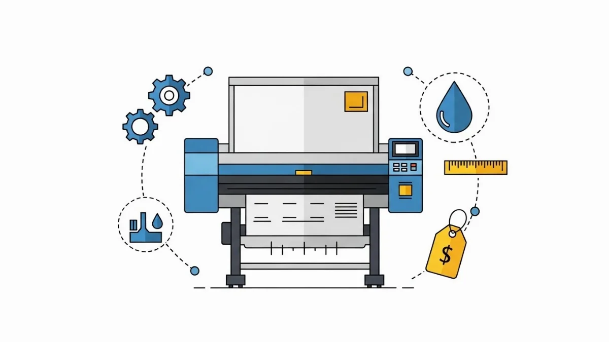 Lịch sử bảo trì giúp định giá máy in quảng cáo cũ chính xác