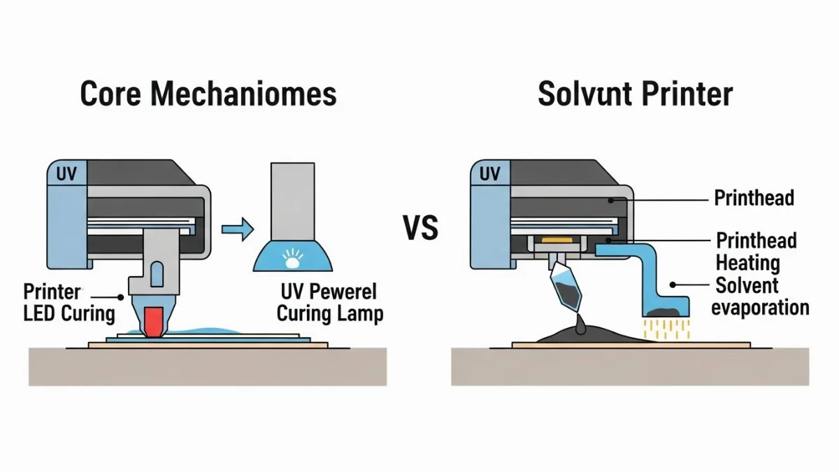 Sự khác biệt rõ rệt giữa in mực UV và mực dầu