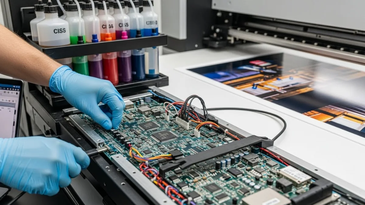 Quy trình reset firmware máy in khi gặp lỗi mainboard