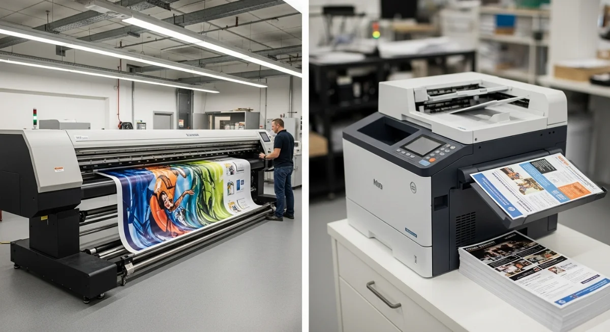 Máy in quảng cáo khổ lớn chuyên dụng cho in bạt, decal cuộn