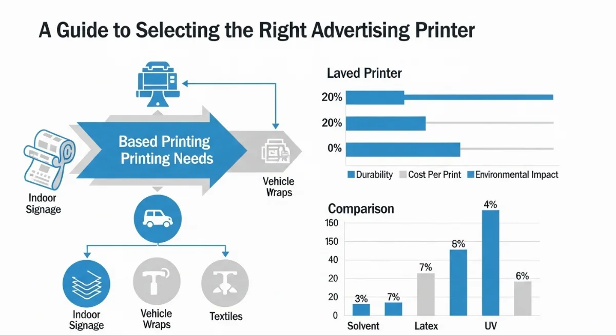 Hình ảnh các dòng máy in quảng cáo với giá cả và phân khúc khác nhau
