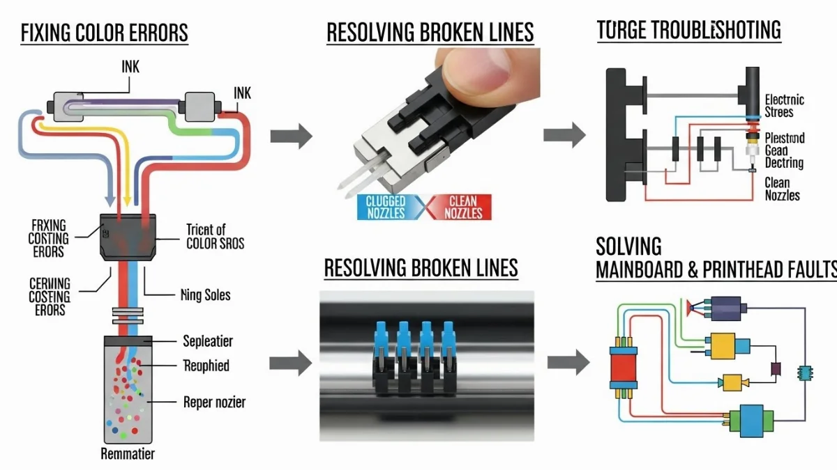 Lưu ý khi thay thế linh kiện máy in quảng cáo