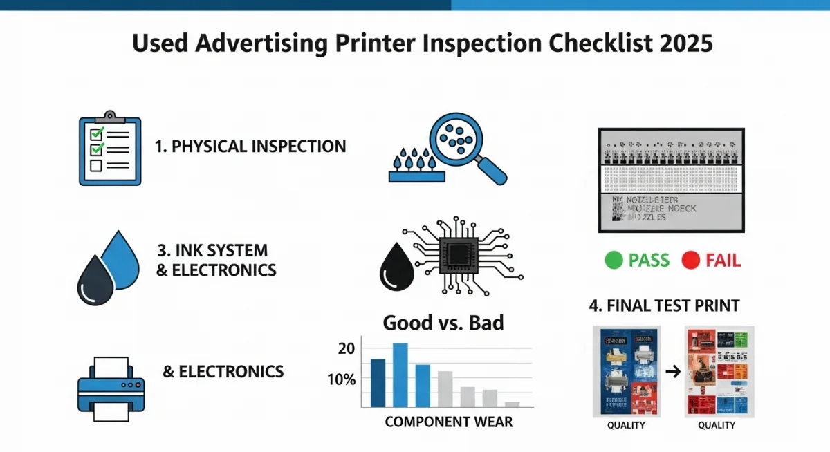 Một kỹ thuật viên đang kiểm tra kỹ lưỡng các linh kiện điện tử của máy in
