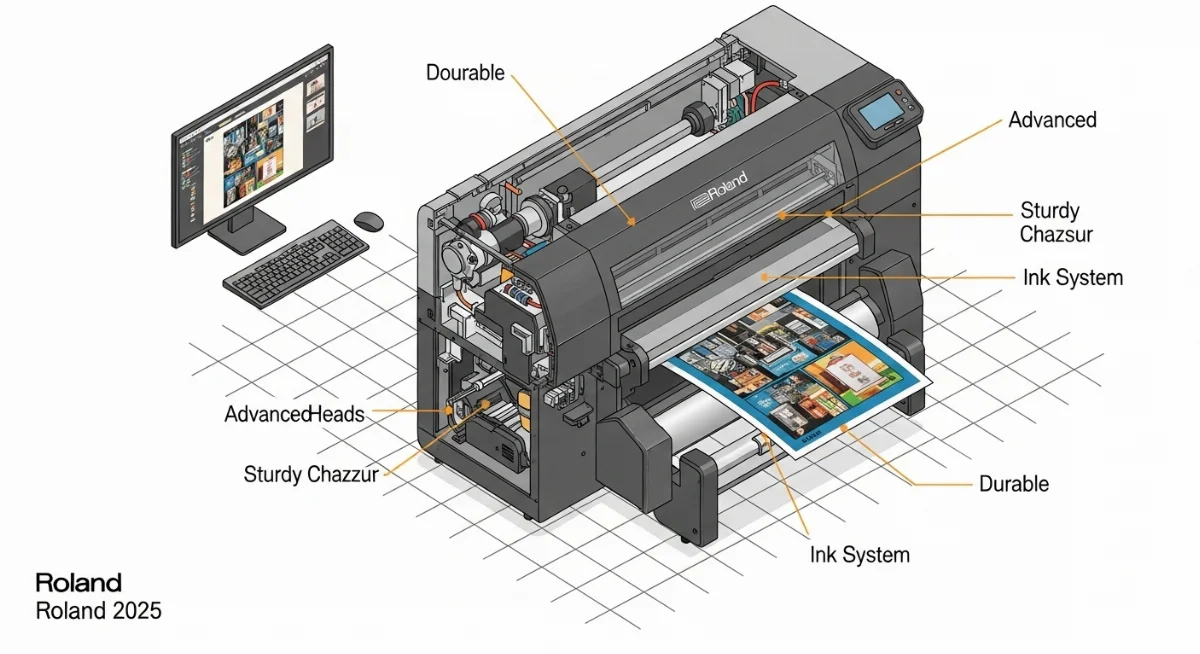 Độ bền vượt trội của máy in Roland