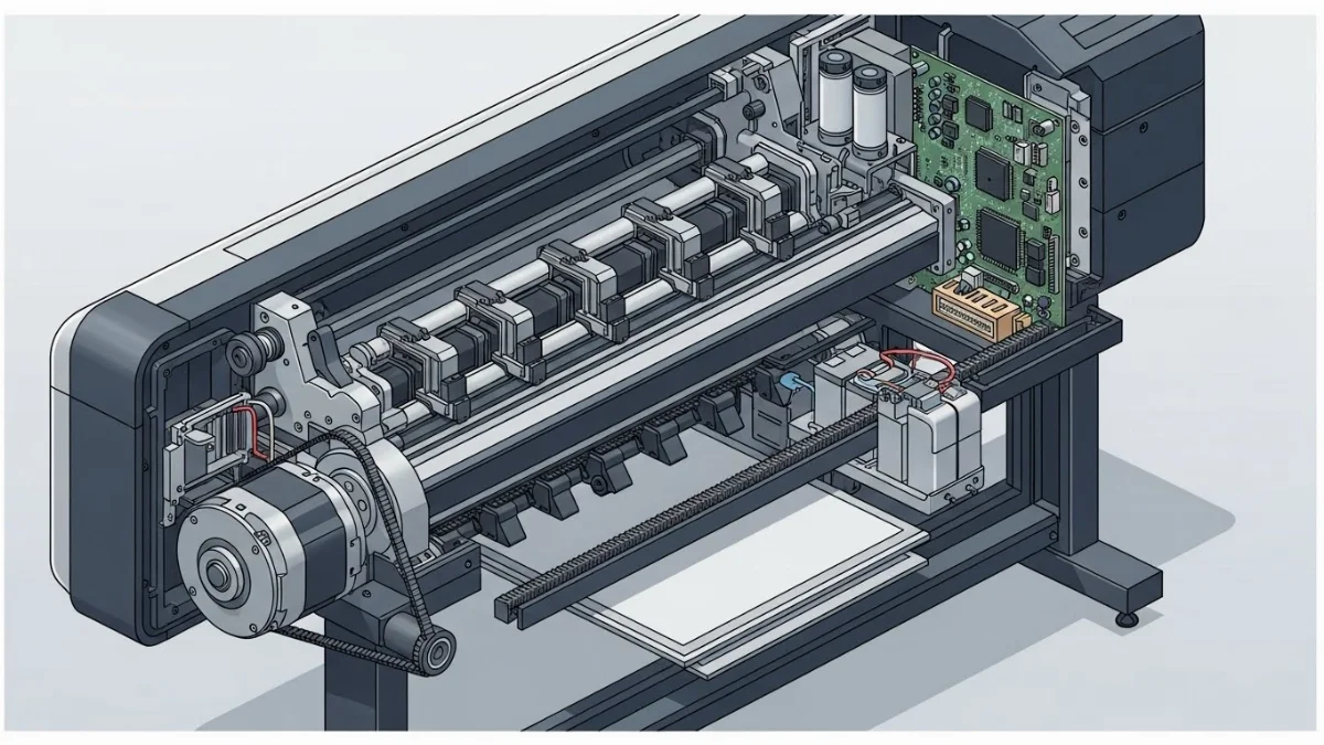 Motor máy in kỹ thuật số đảm bảo chuyển động mượt mà