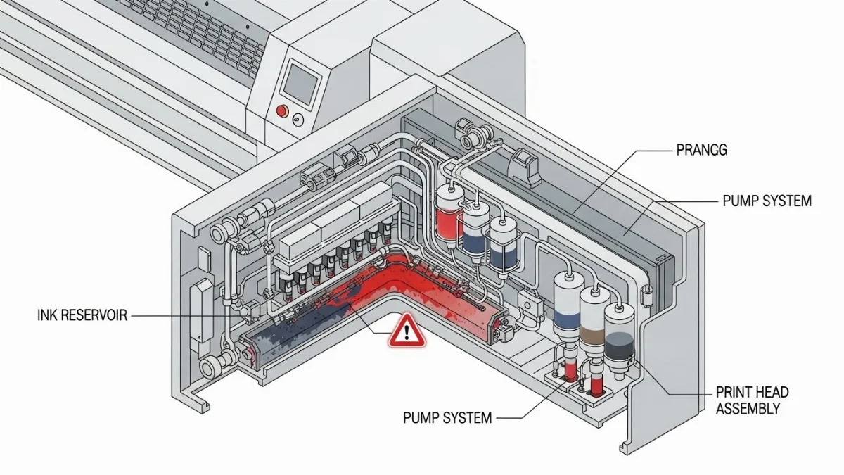 Bề mặt mực bị nhớt là dấu hiệu mực hỏng rõ ràng