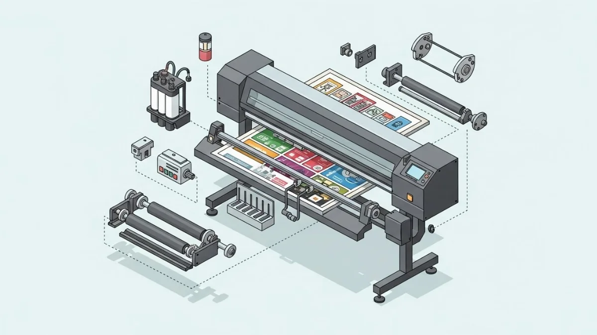 Kỹ thuật viên đang phân tích và xử lý sự cố kỹ thuật trên máy móc