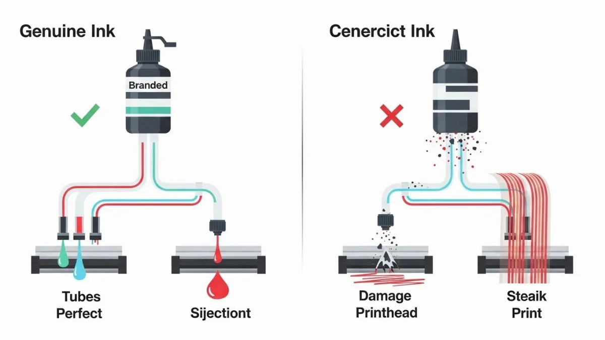 Cách nhận biết mực in chính hãng qua tem