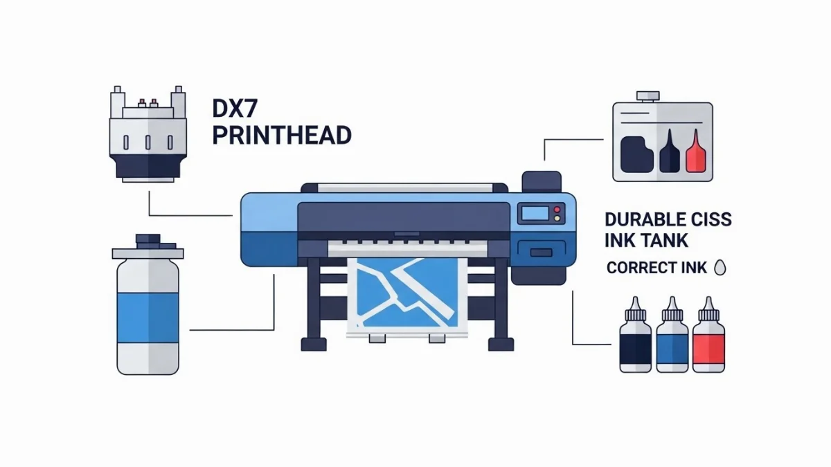 So sánh ưu nhược điểm các loại mực in Eco-solvent, UV, Nước