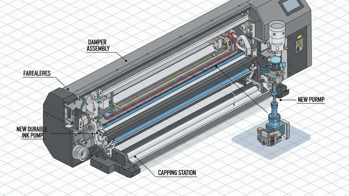 Mẹo tránh mất căn chỉnh đầu phun máy in sau khi thay linh kiện