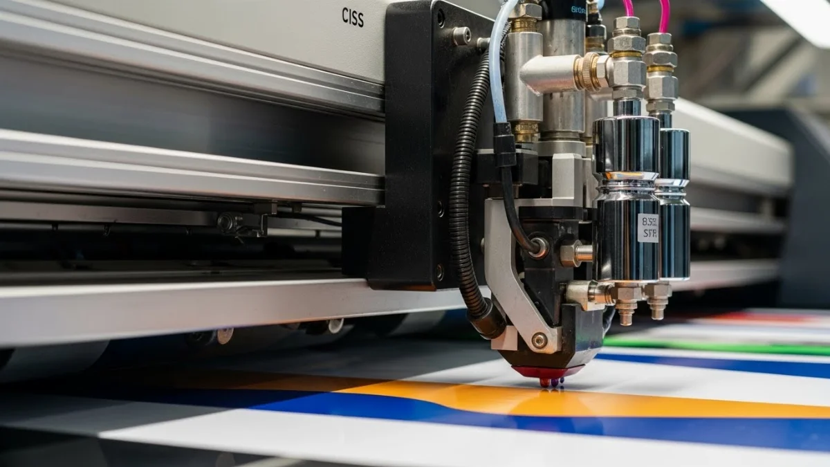 Hình ảnh minh họa các loại mực in và vật liệu in phổ biến