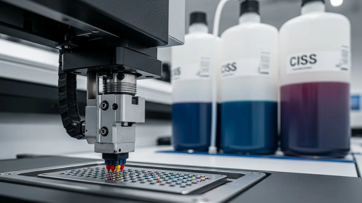 Hình ảnh so sánh các loại mực in quảng cáo phổ biến trên thị trường