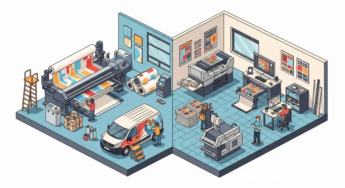 So sánh chi tiết hiệu suất và chi phí giữa máy in khổ lớn và khổ nhỏ