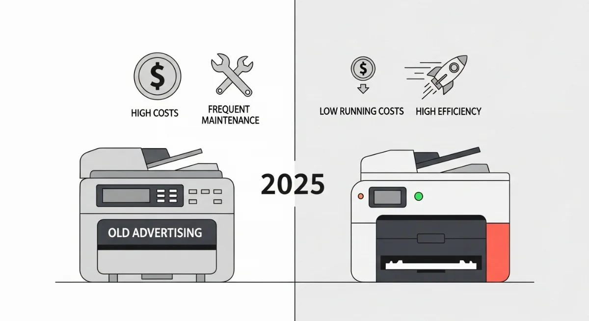 Máy in quảng cáo mới 2025: Nâng tầm chất lượng và hiệu quả in ấn.
