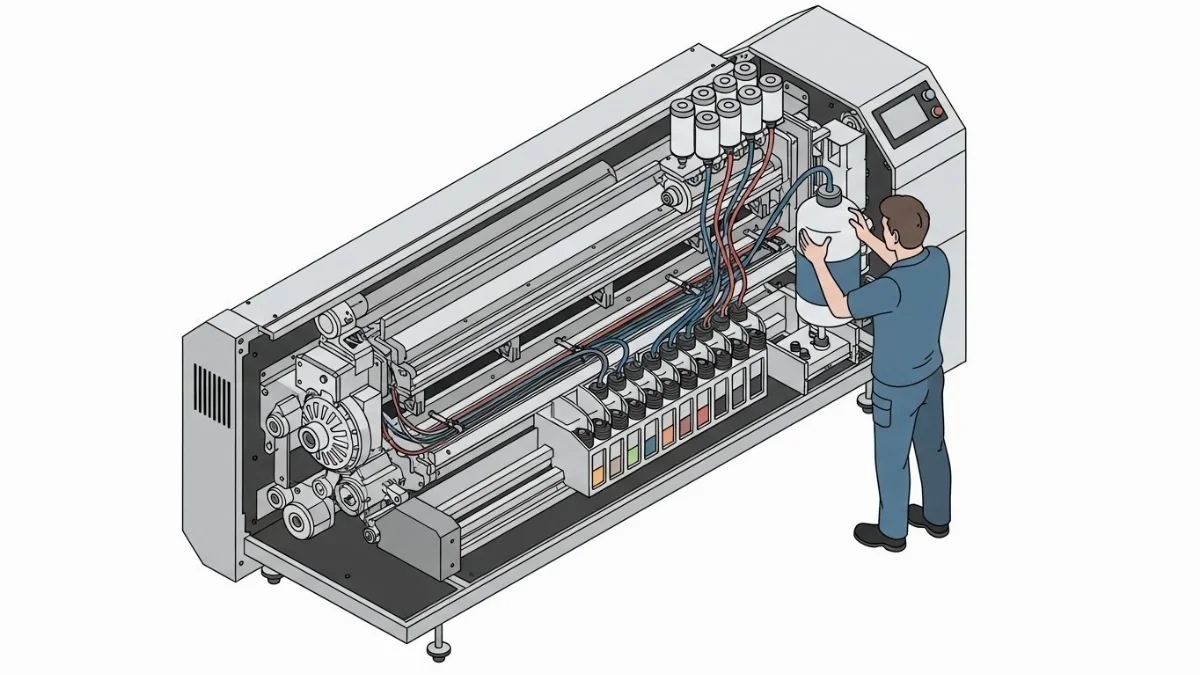 Kiểm tra và vệ sinh đầu phun máy in định kỳ tránh nghẹt