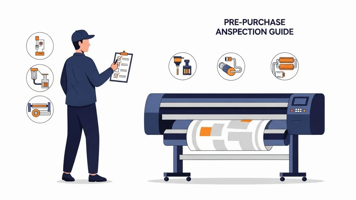 Kiểm tra đầu phun máy in cũ bằng cách in thử một bản mẫu