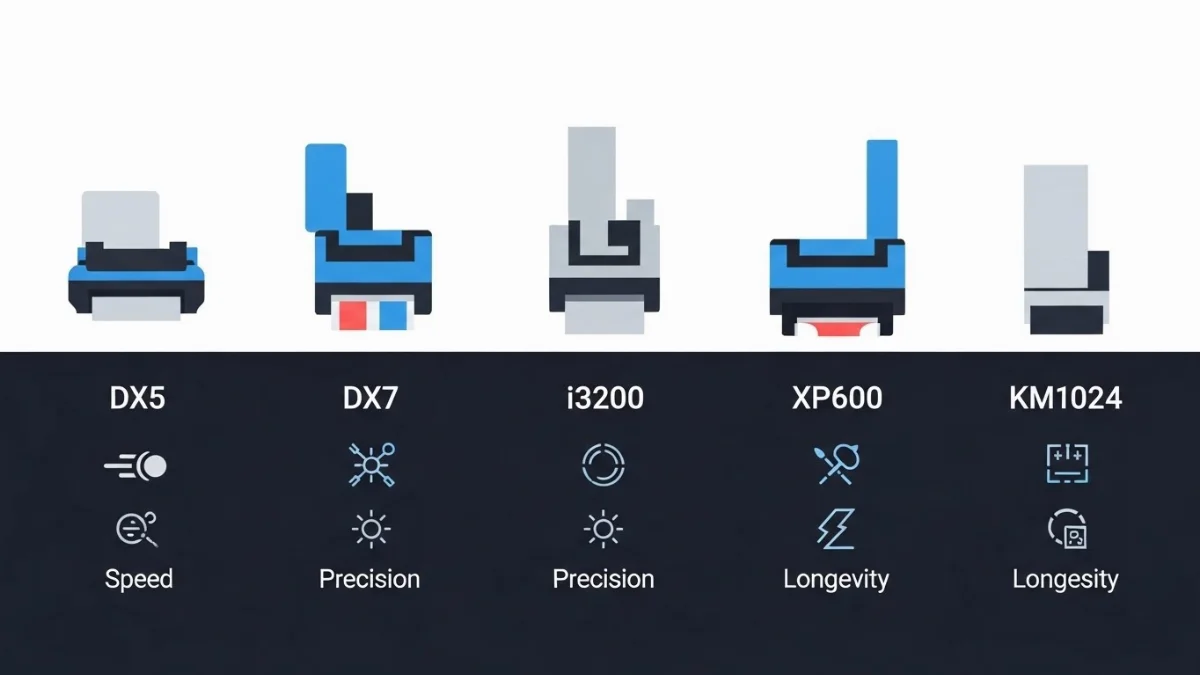Công nghệ đầu phun i3200 mang lại tốc độ và chất lượng vượt trội