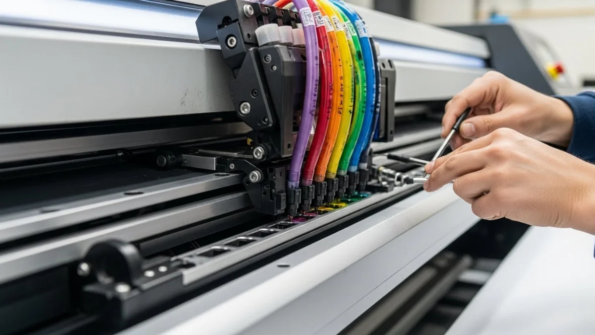 Máy in quảng cáo khổ lớn bị lỗi, cần sửa chữa chuyên nghiệp