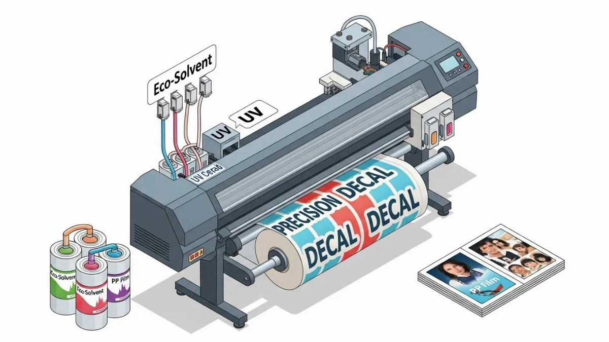 In decal sắc nét bằng mực Eco-Solvent cho quảng cáo ngoài trời
