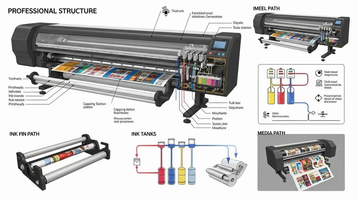 Sensor và encoder máy in đảm bảo định vị chính xác