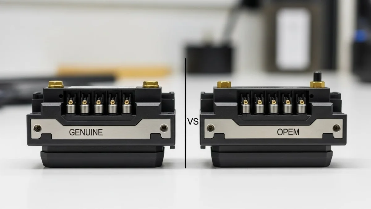 Phân biệt linh kiện máy in chính hãng qua bao bì, tem mác rõ ràng