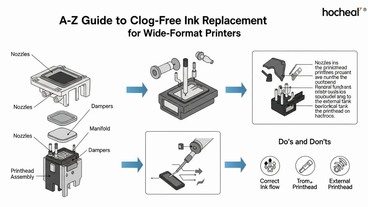 Luôn đọc kỹ hướng dẫn trước khi tự thay mực máy in