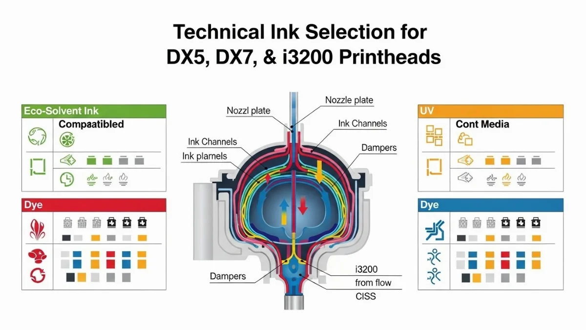 Lưu ý quan trọng khi lựa chọn mực in để tránh làm hỏng đầu phun máy in