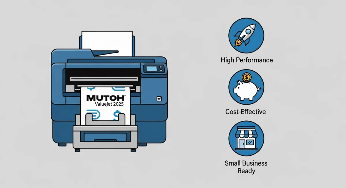 Hệ thống mực thông minh và tiết kiệm của Mutoh ValueJet