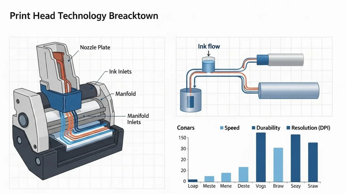 Lựa chọn đầu phun máy in công nghiệp phù hợp với nhu cầu
