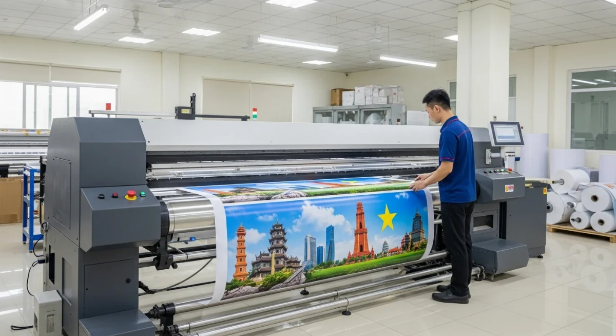 Máy in quảng cáo khổ lớn Roland cho doanh nghiệp in ấn quảng cáo chất lượng cao