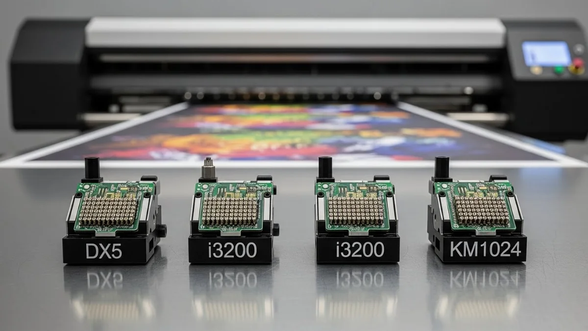 Hình ảnh minh họa đầu phun DX5 cho máy in quảng cáo chất lượng cao