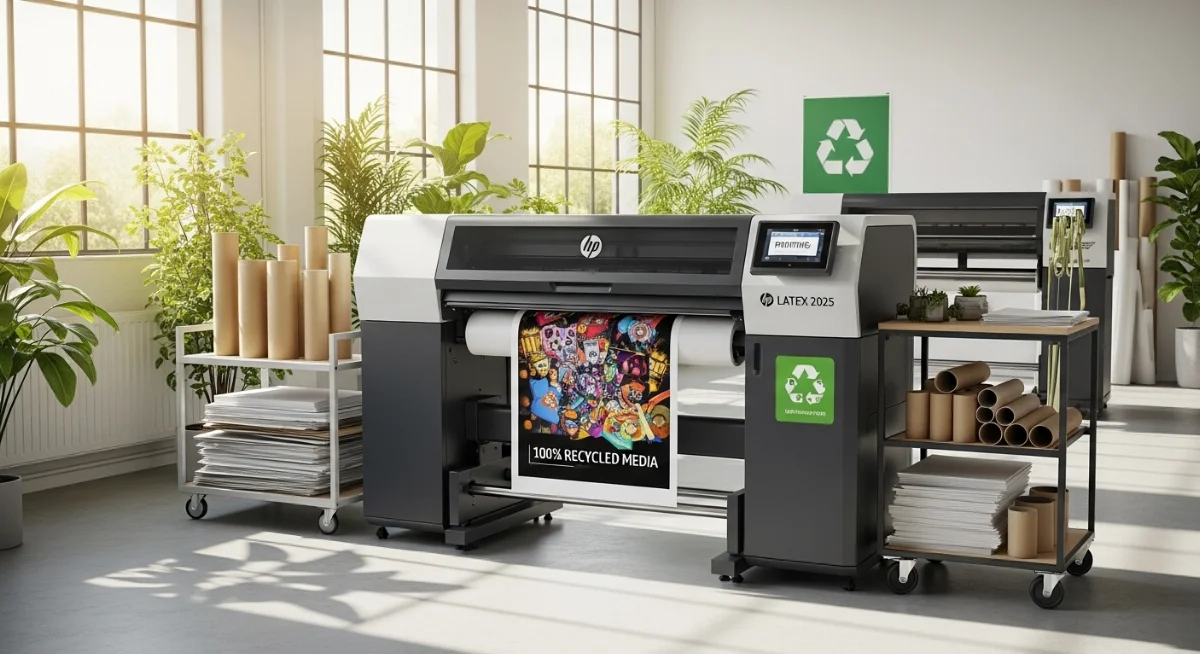Máy in quảng cáo HP Latex 2025 hiện đại cho doanh nghiệp in ấn