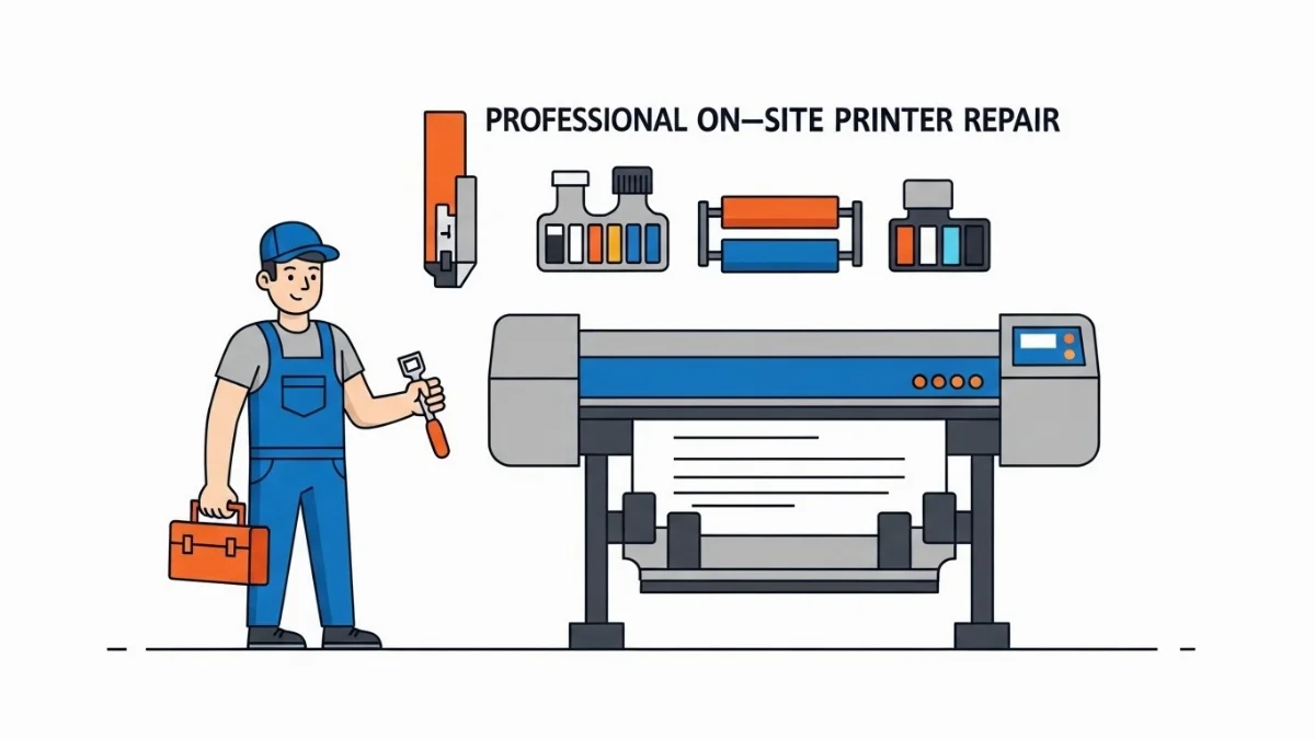 Thợ sửa máy in quảng cáo giàu kinh nghiệm đến tận nơi hỗ trợ