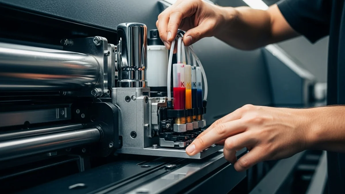 Lắp đặt bộ tiếp mực ngoài giúp tiết kiệm chi phí mực in đáng kể.