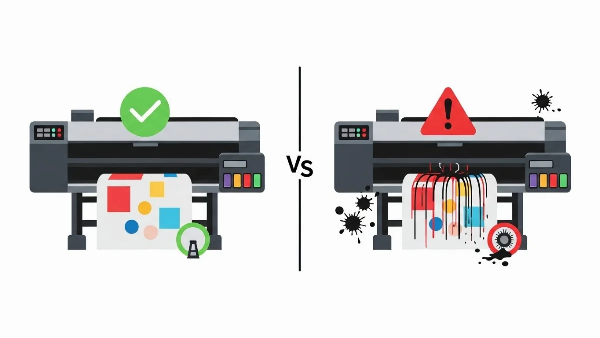 So sánh chất lượng bản in để phân biệt mực in thật và giả