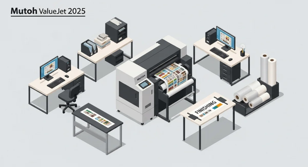 Ưu điểm máy in Mutoh ValueJet khổ lớn trong sản xuất quảng cáo
