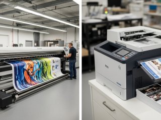 So sánh máy in quảng cáo khổ lớn và khổ nhỏ – Nên chọn loại nào phù hợp nhu cầu in ấn?